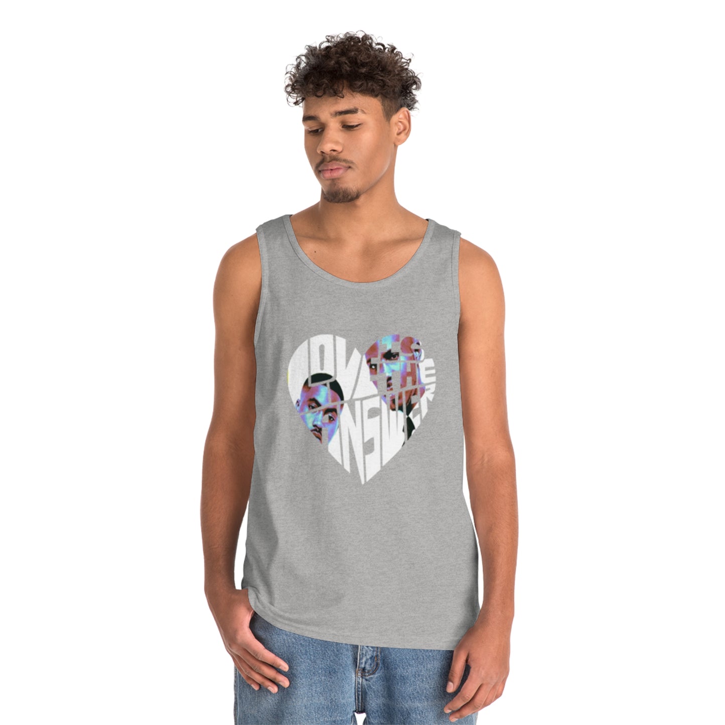 Love is the Answer Belly Cotton Tank Top
