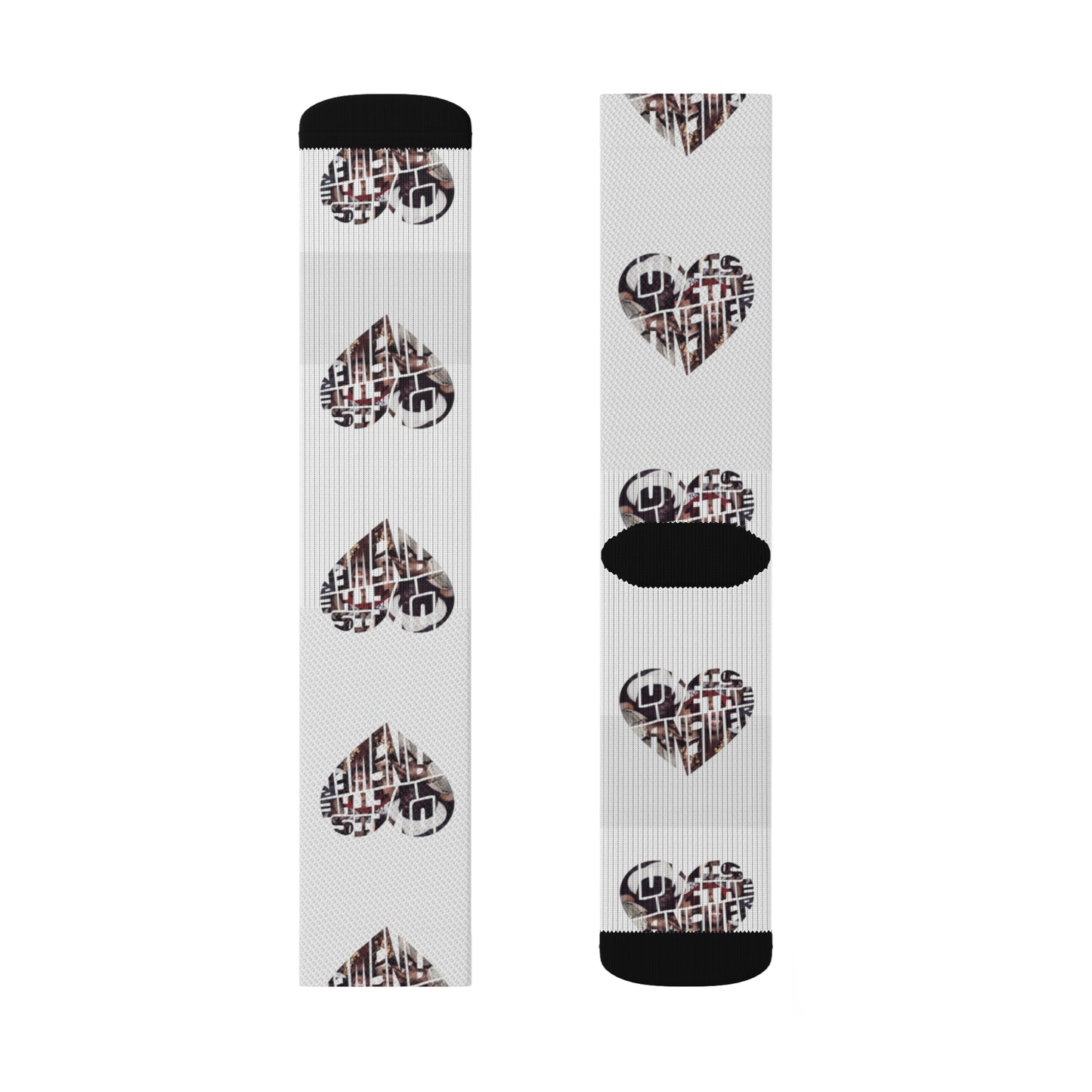 Biggie & Tupac Love is the Answer Socks