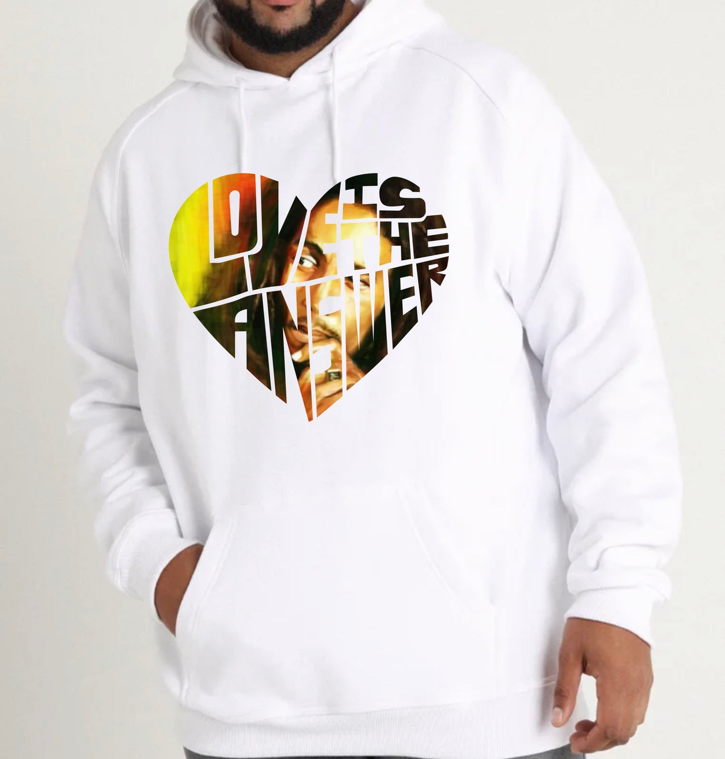Bob Marley love hoodie