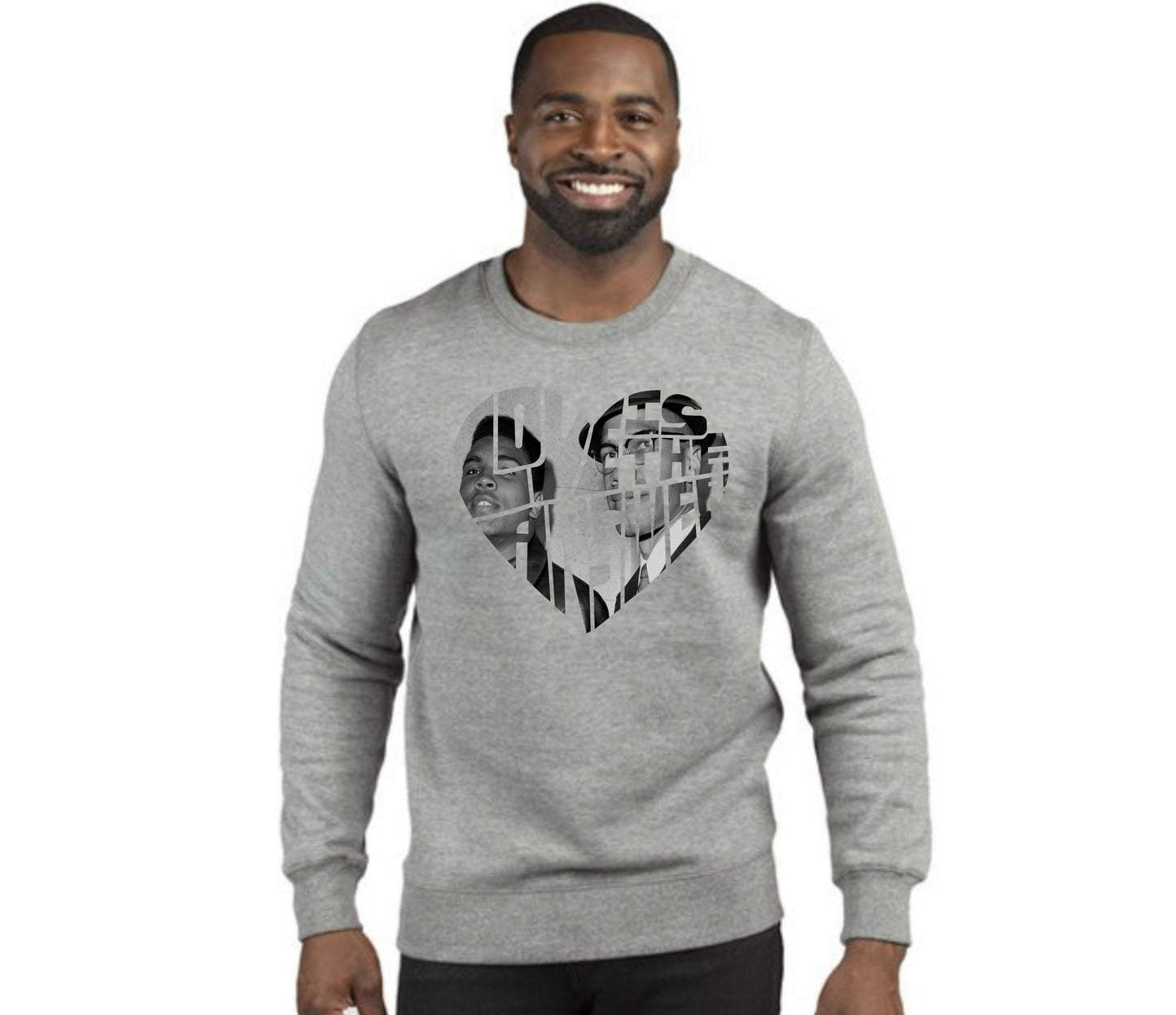 Malcom X Ali crew neck