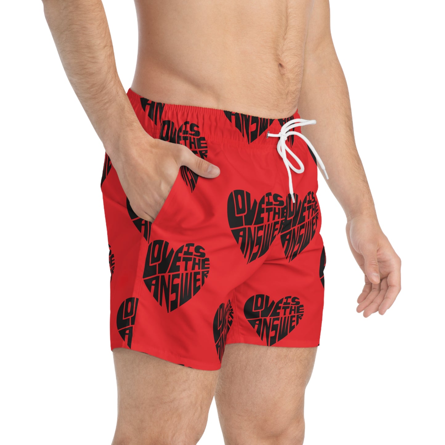 Love Apparel Swim Trunks (AOP)