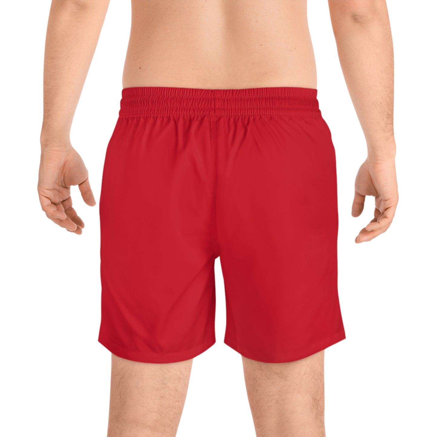 Men's Love is the Answer Mid-Length Swim Shorts (AOP)