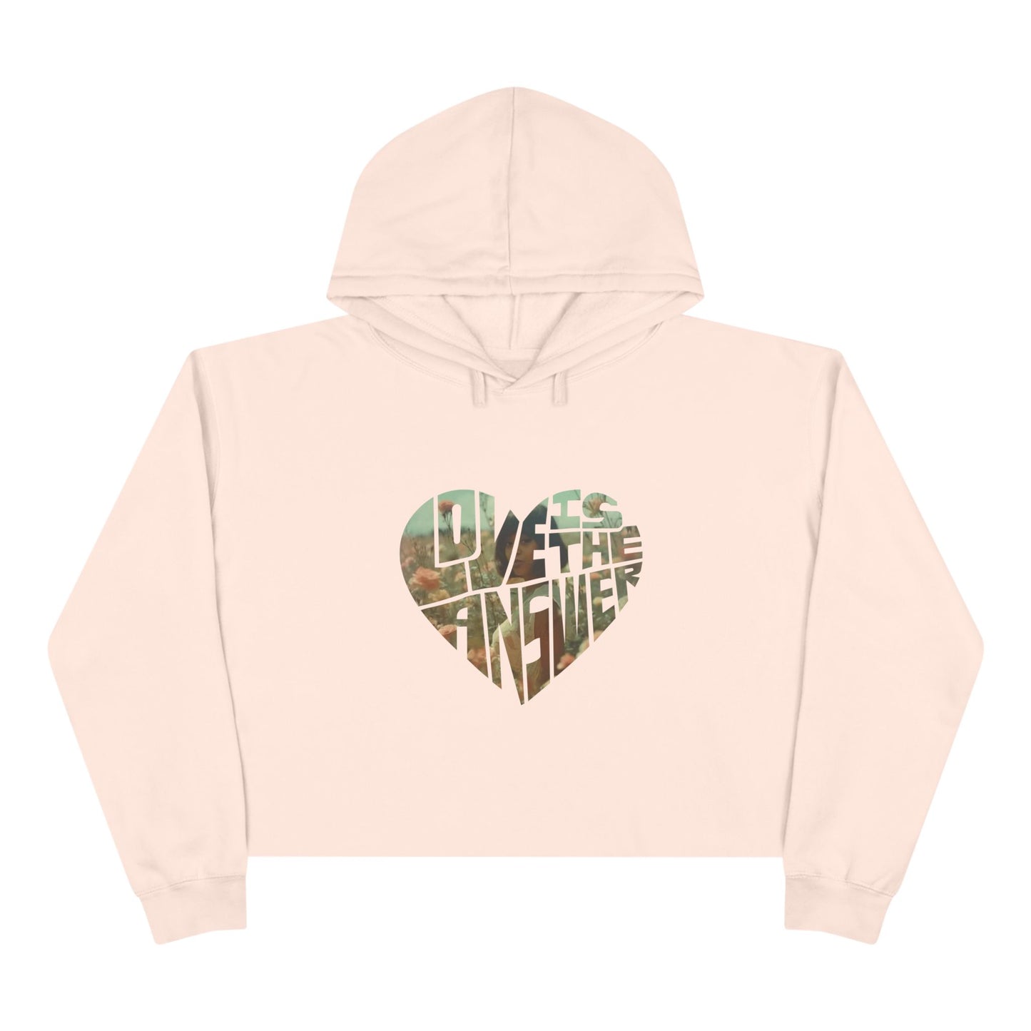 Left Eye Love Crop Hoodie