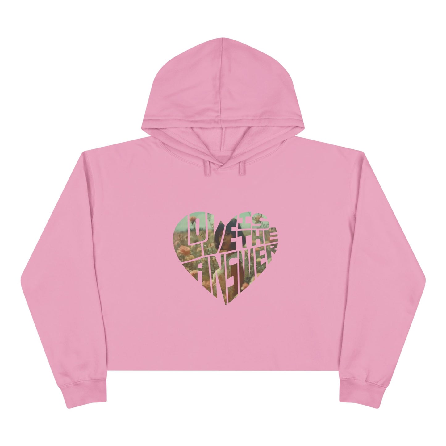 Left Eye Love Crop Hoodie