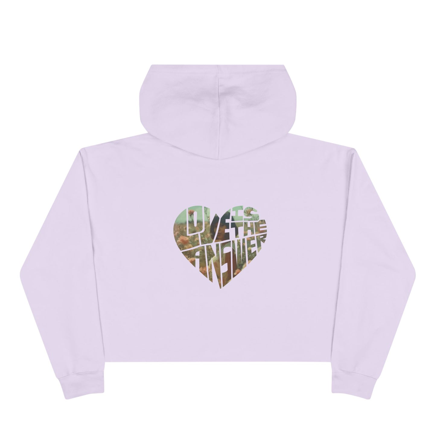 Left Eye Love Crop Hoodie