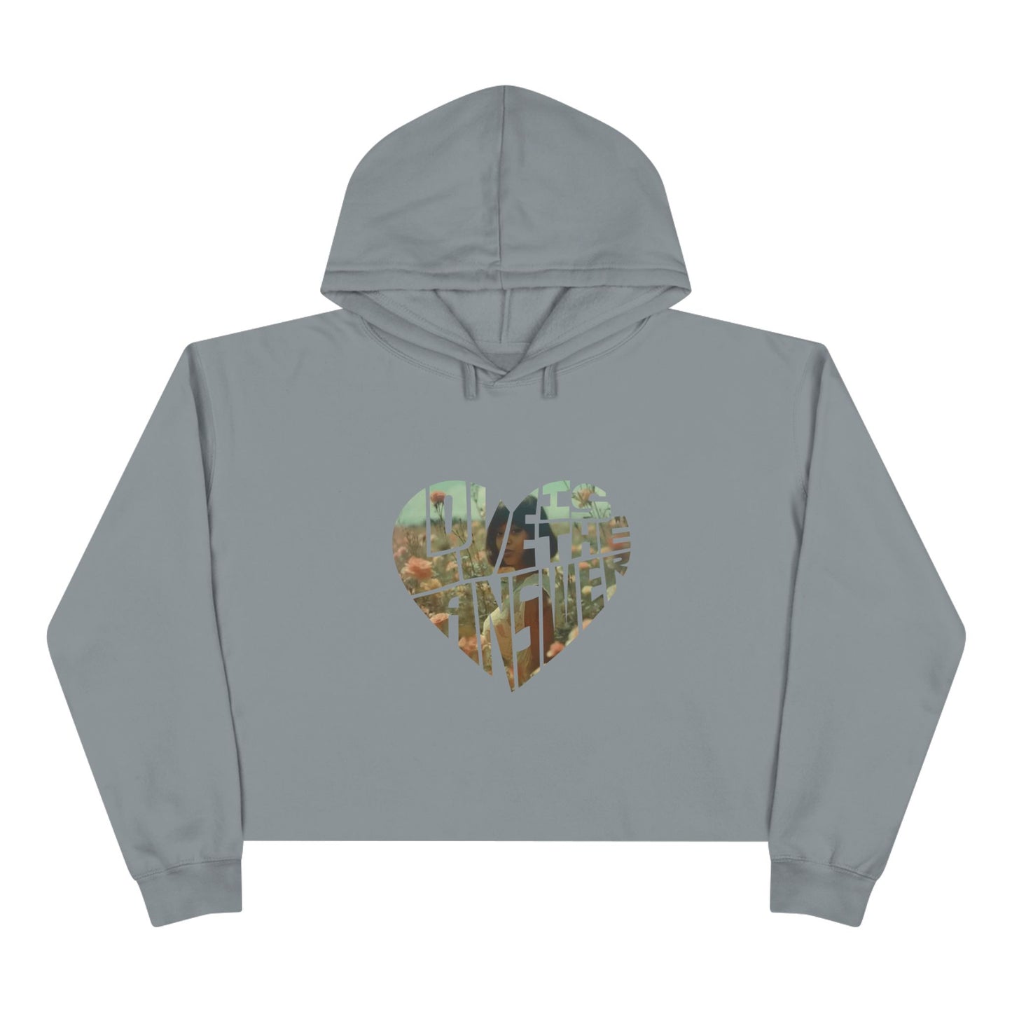 Left Eye Love Crop Hoodie