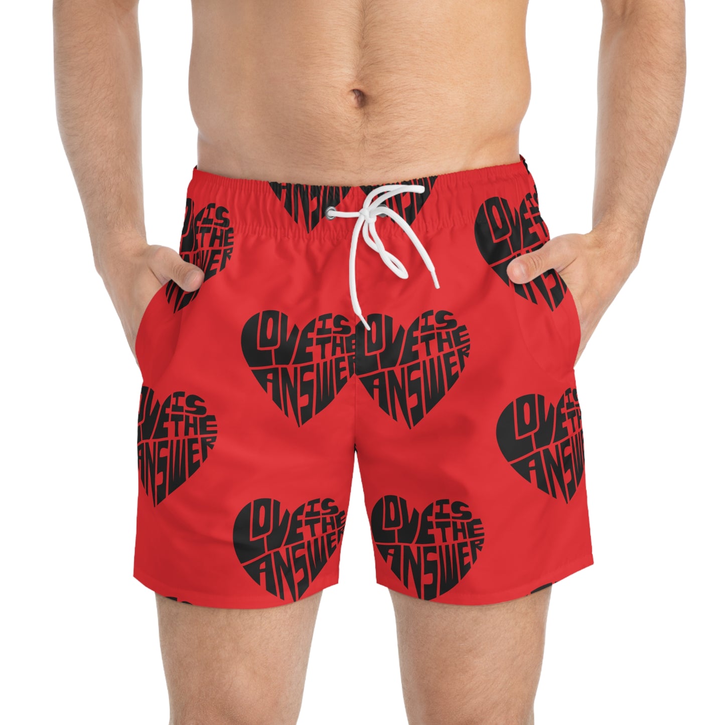 Love Apparel Swim Trunks (AOP)