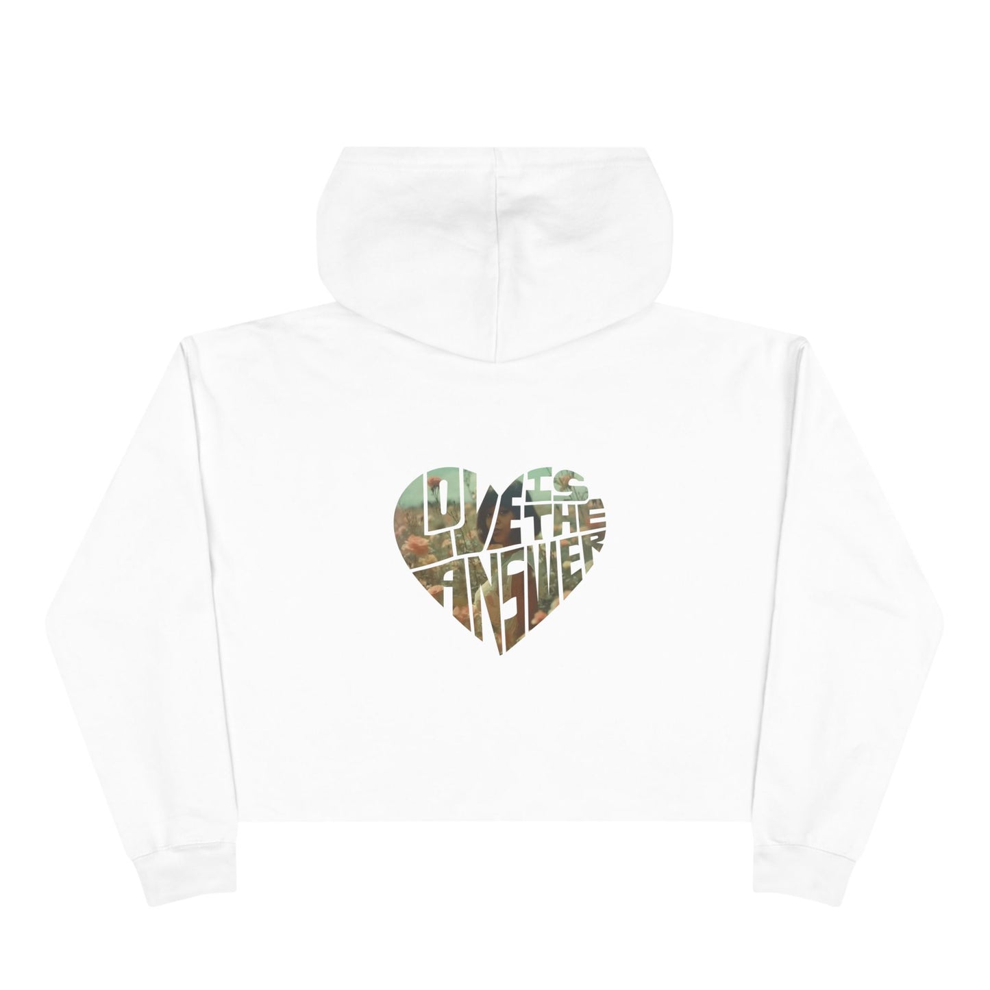 Left Eye Love Crop Hoodie