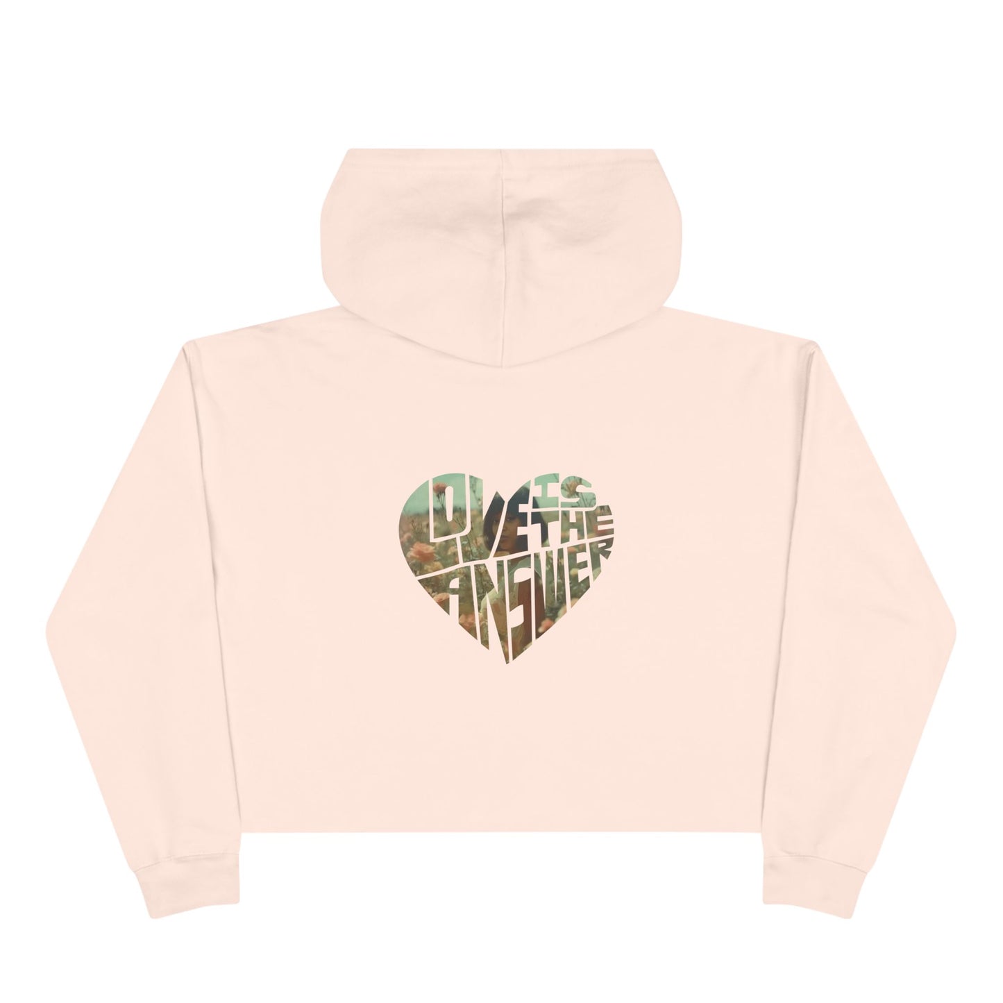 Left Eye Love Crop Hoodie