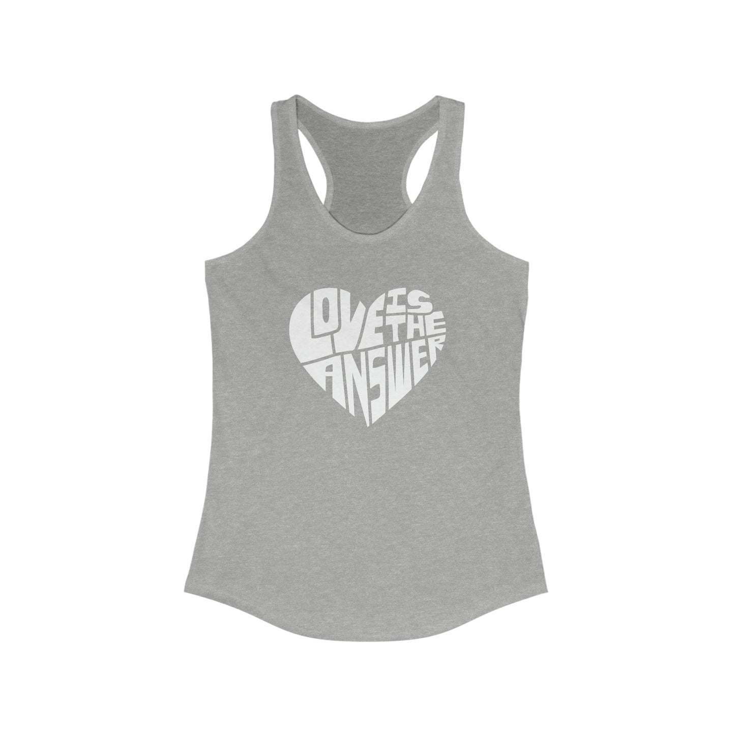 Women's Love is the Answer Racerback Tank