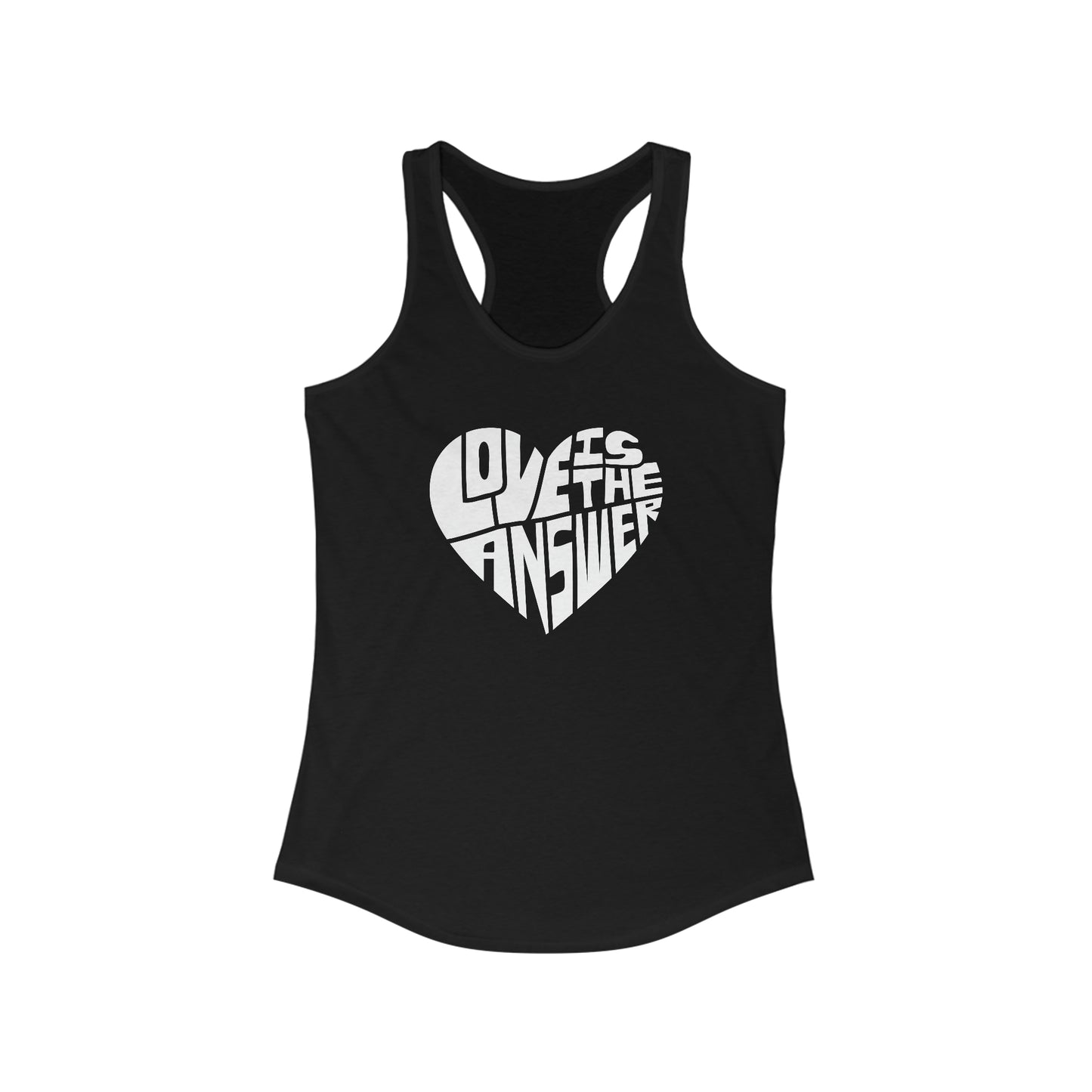 Women's Love is the Answer Racerback Tank