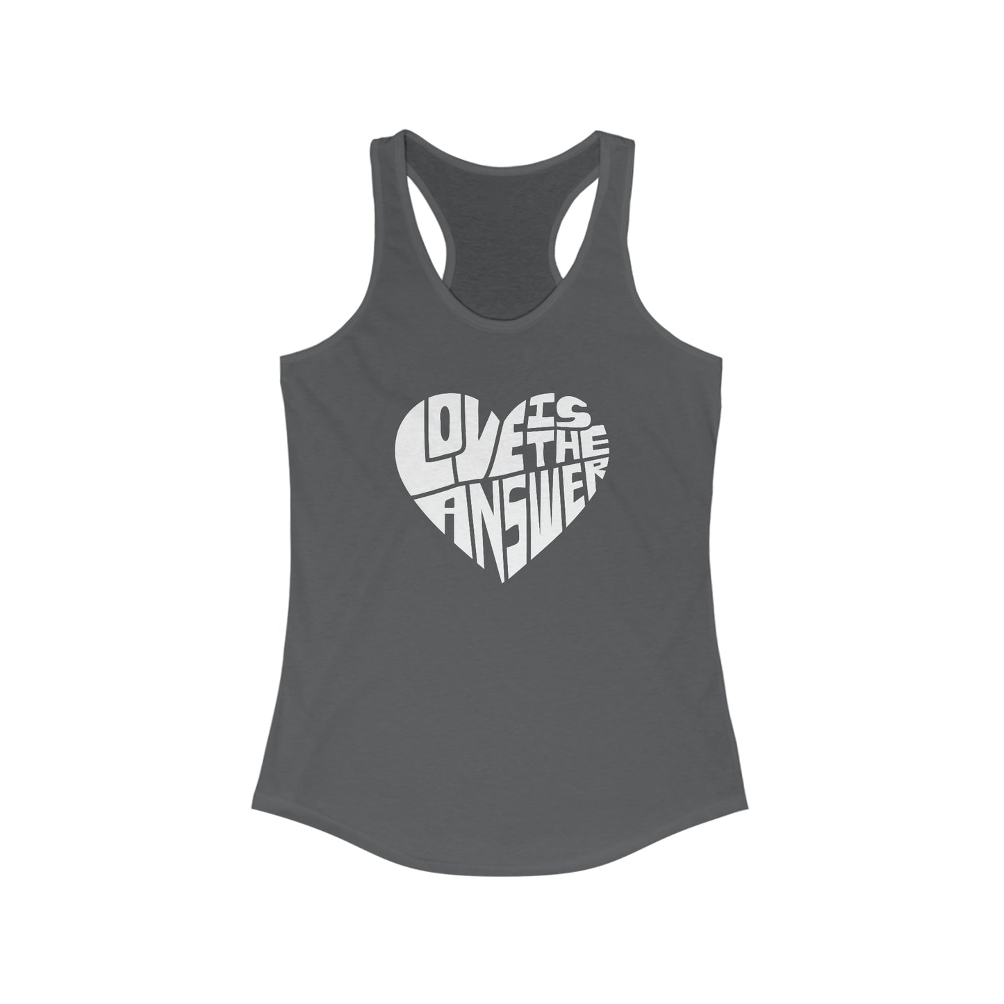 Women's Love is the Answer Racerback Tank