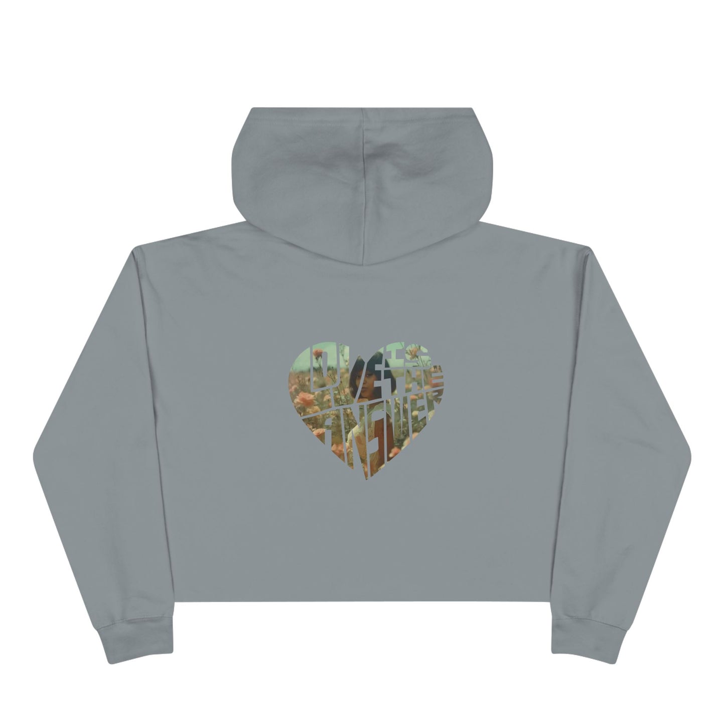 Left Eye Love Crop Hoodie
