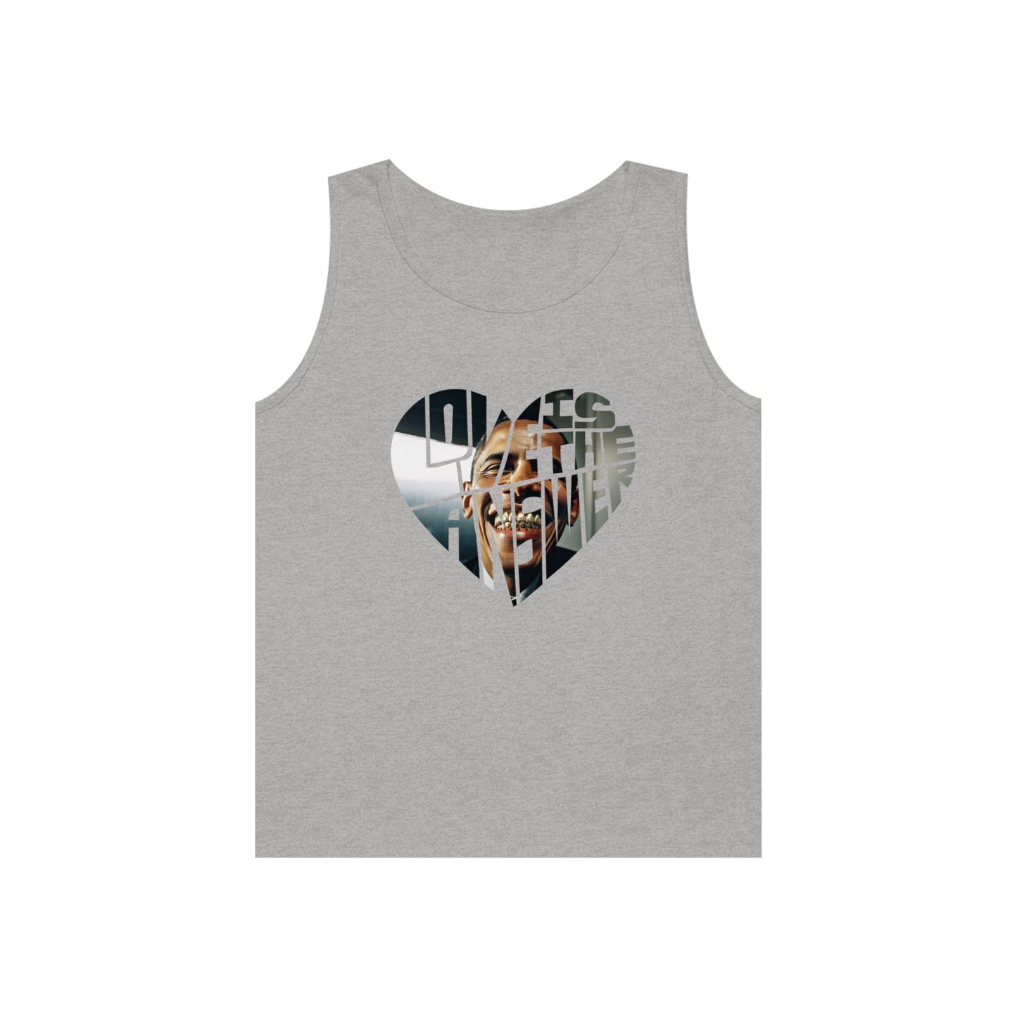 Love Obama Grill Heavy Cotton Tank Top