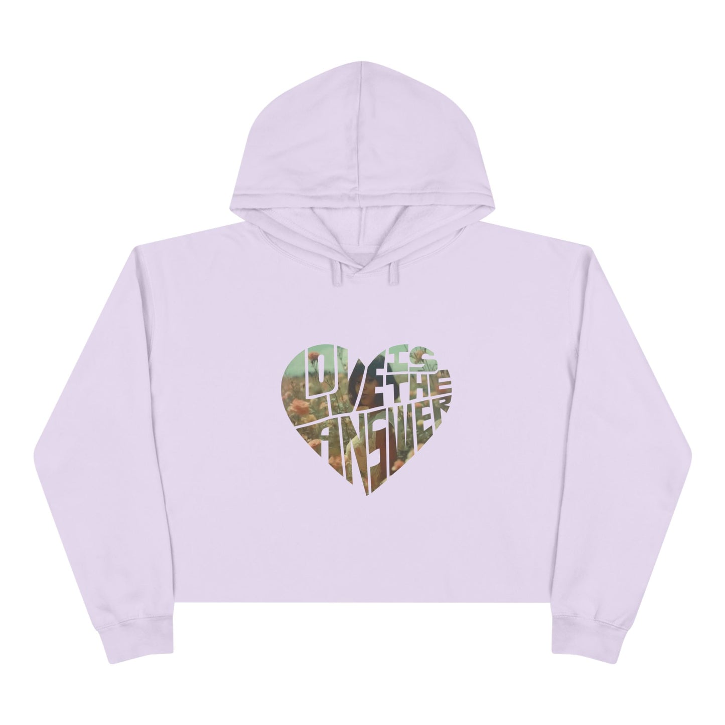 Left Eye Love Crop Hoodie