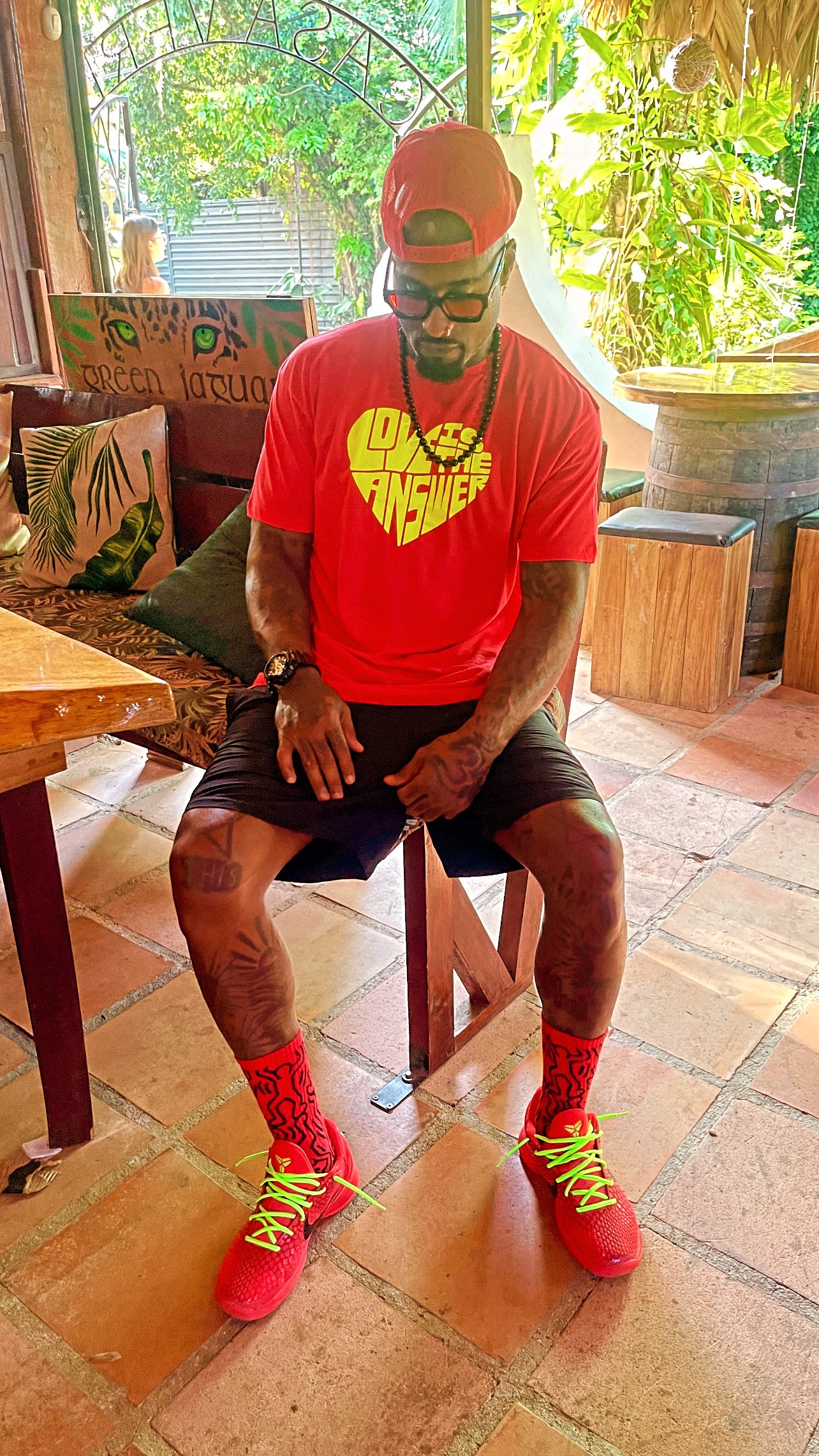 KOBE reverse grinch love tee