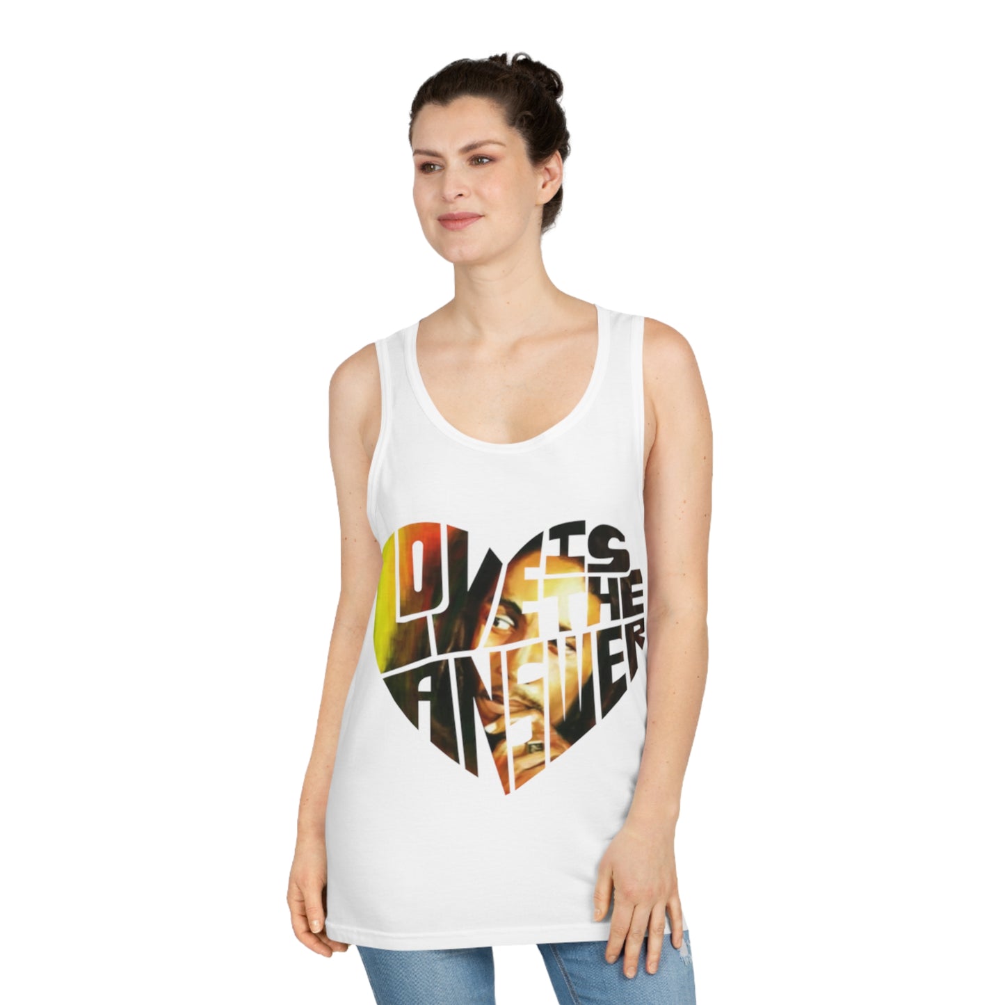 Bob Marely Love is the Answer Softstyle™ Tank Top