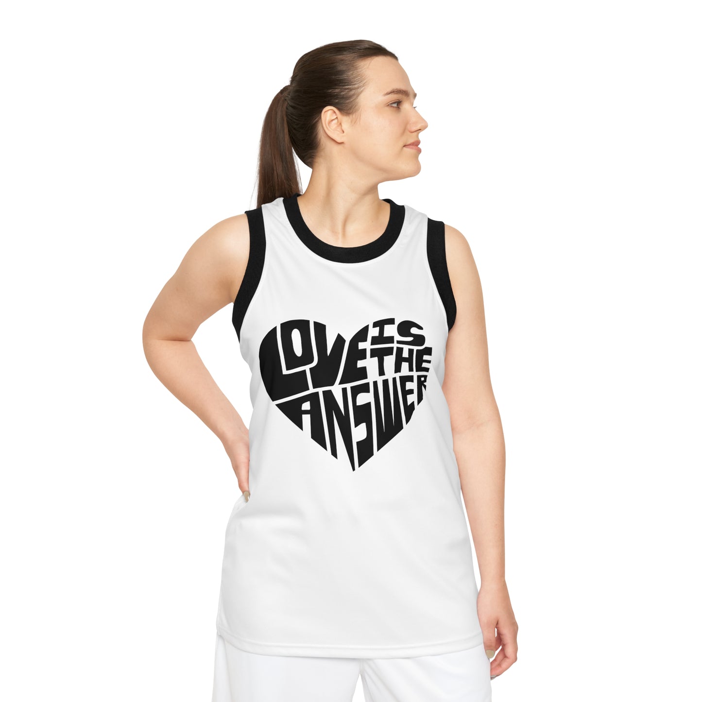Love is the Answer Basketball Jersey (AOP)