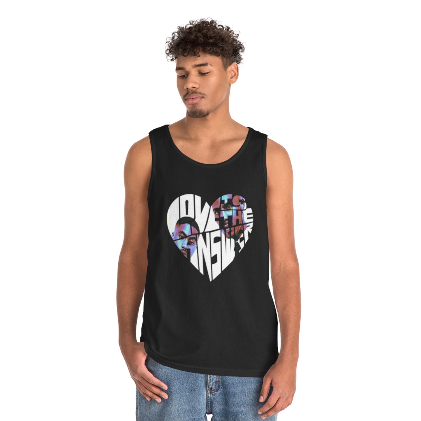 Love is the Answer Belly Cotton Tank Top