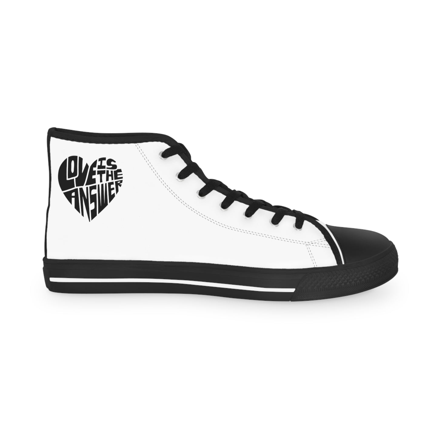 Love is the Answer Men's High Top Sneakers
