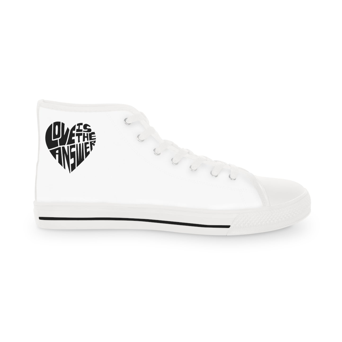 Love is the Answer Men's High Top Sneakers