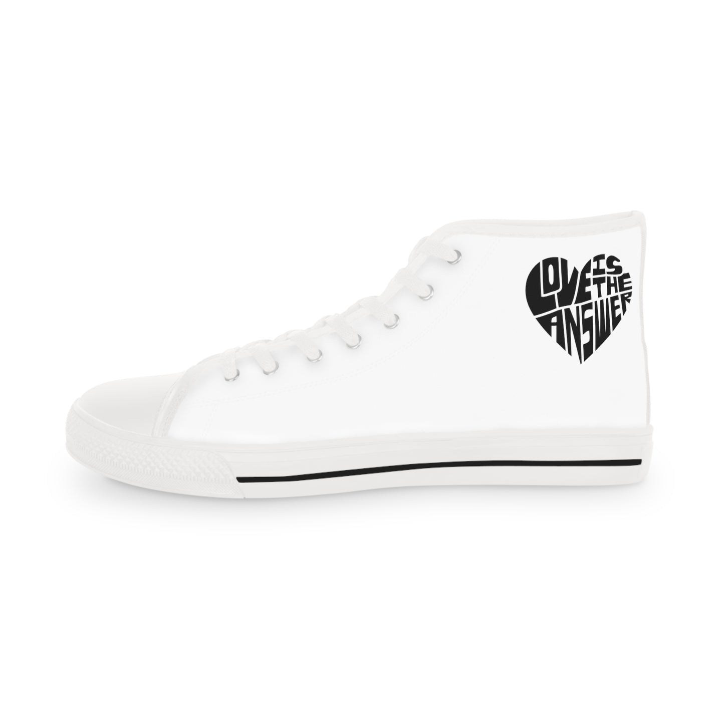 Love is the Answer Men's High Top Sneakers