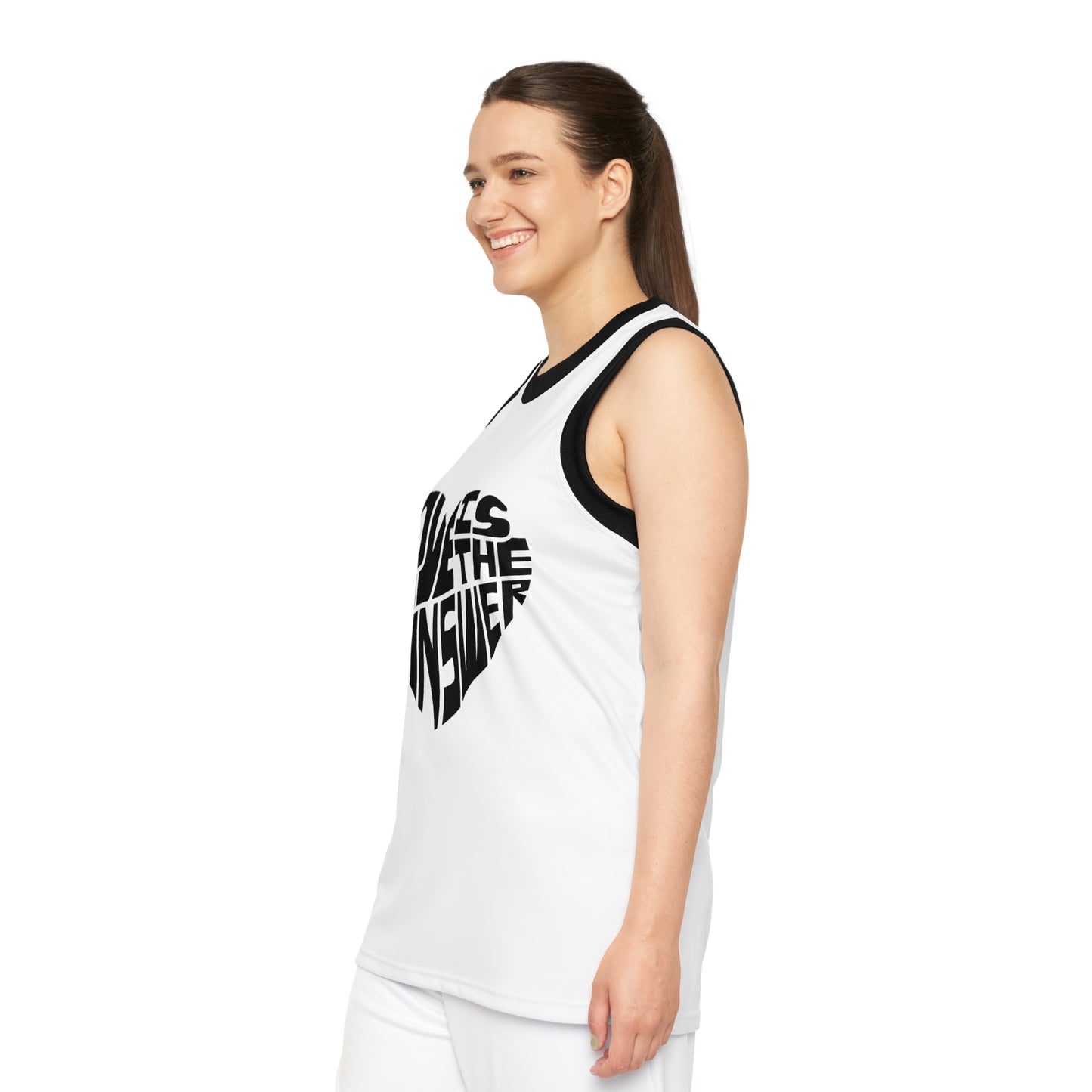 Love is the Answer Basketball Jersey (AOP)