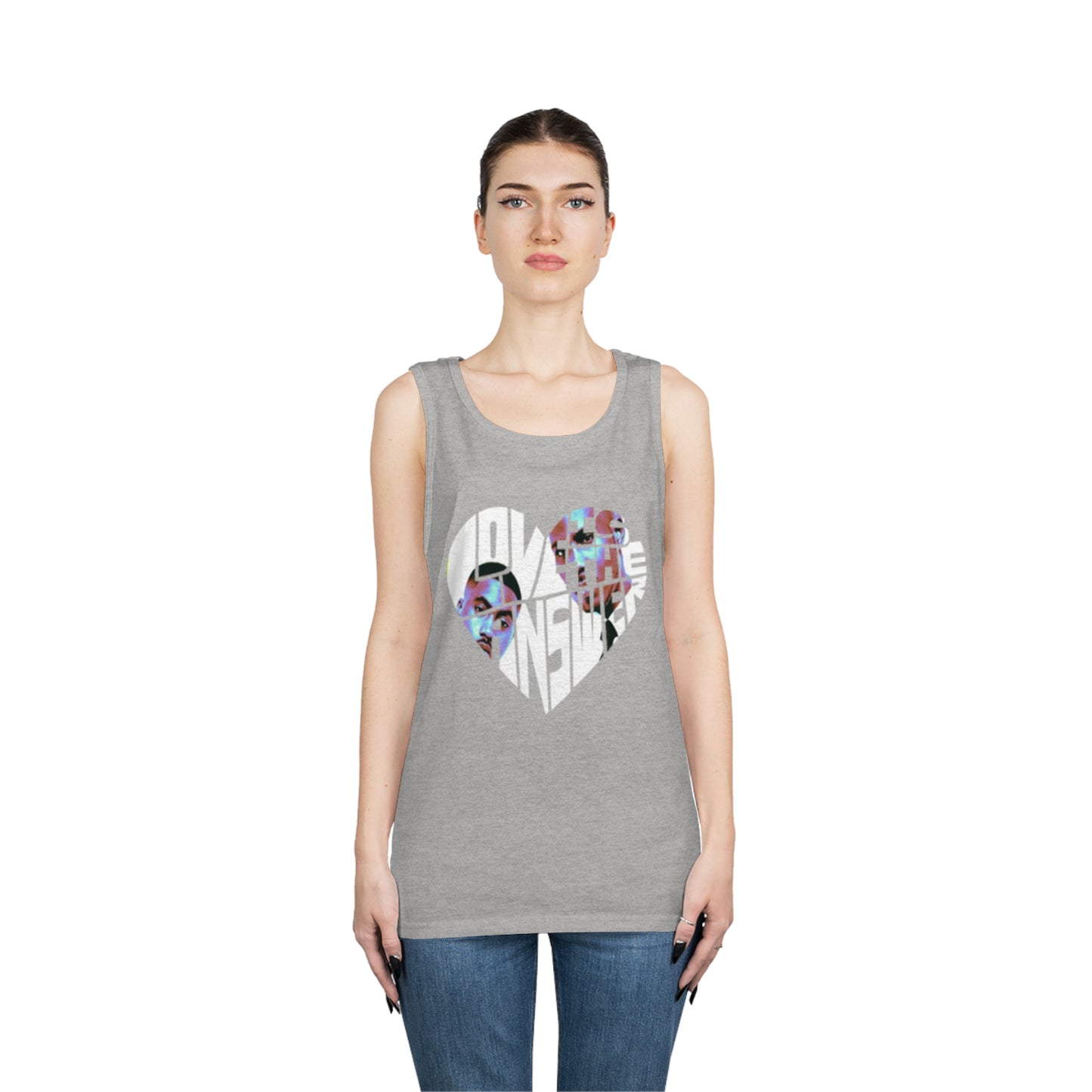 Love is the Answer Belly Cotton Tank Top