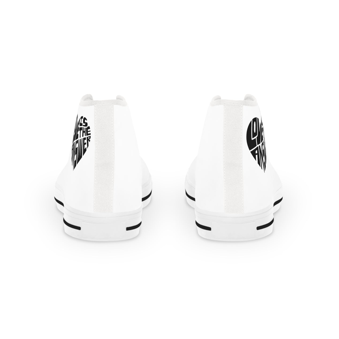 Love is the Answer Men's High Top Sneakers