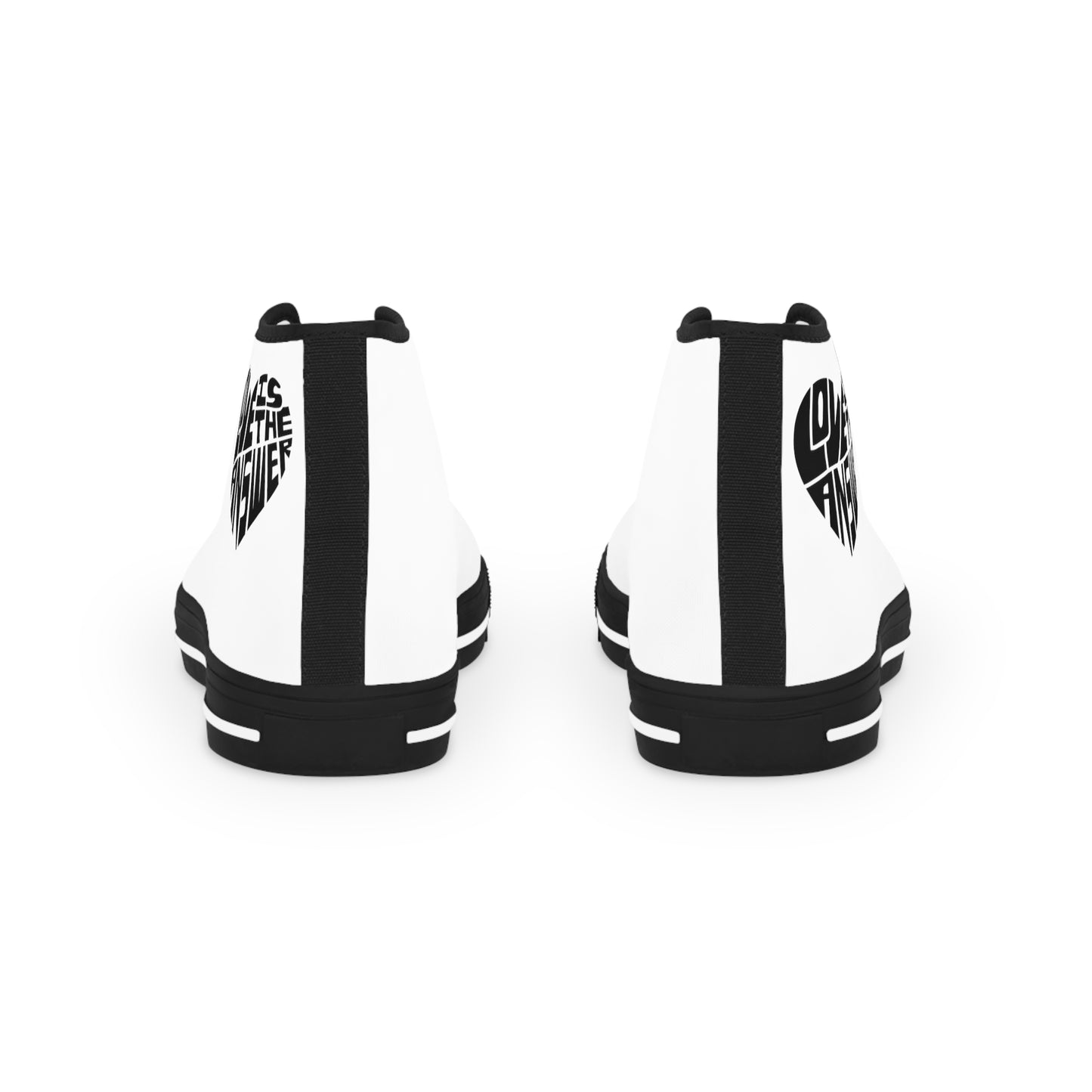 Love is the Answer Men's High Top Sneakers