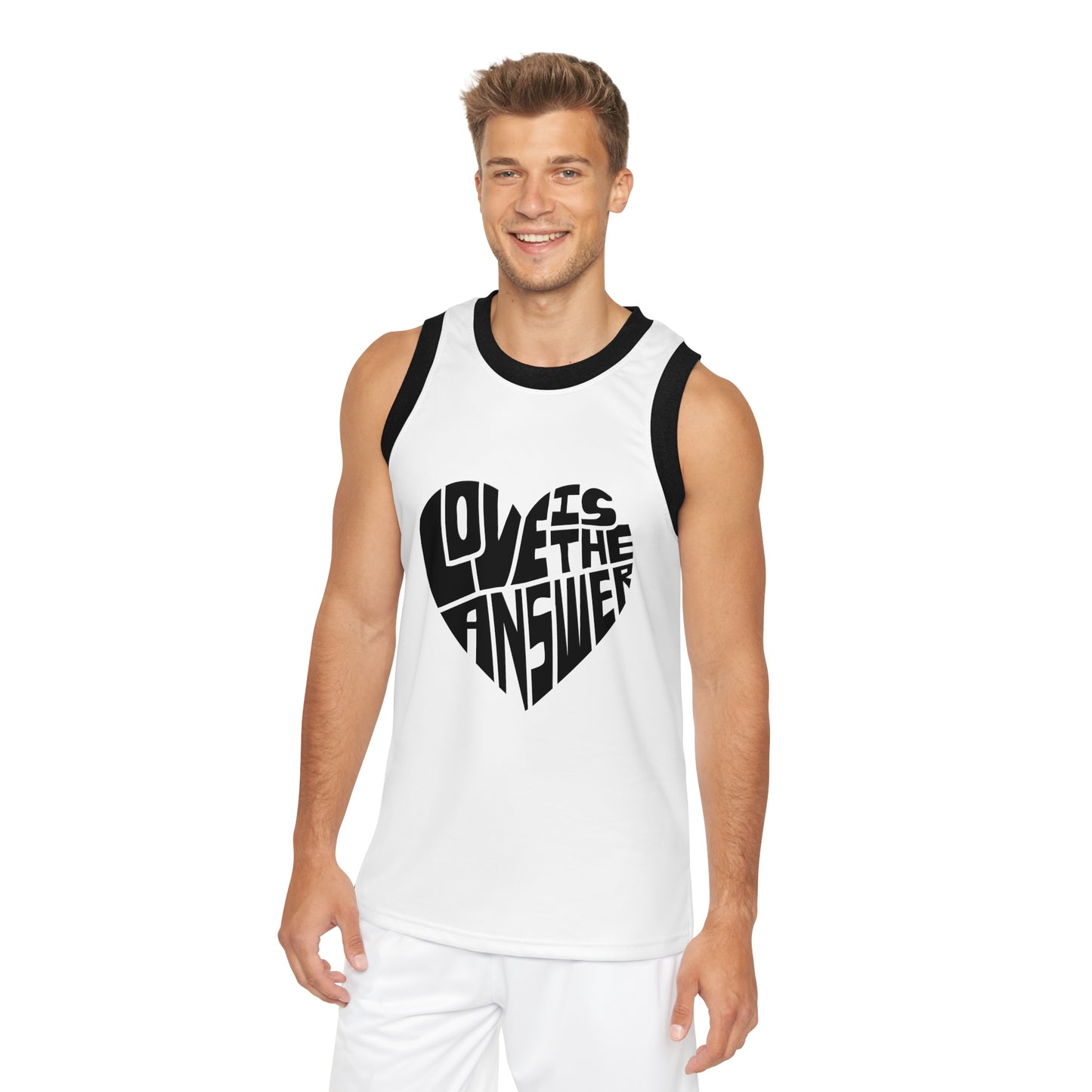 Love is the Answer Basketball Jersey (AOP)
