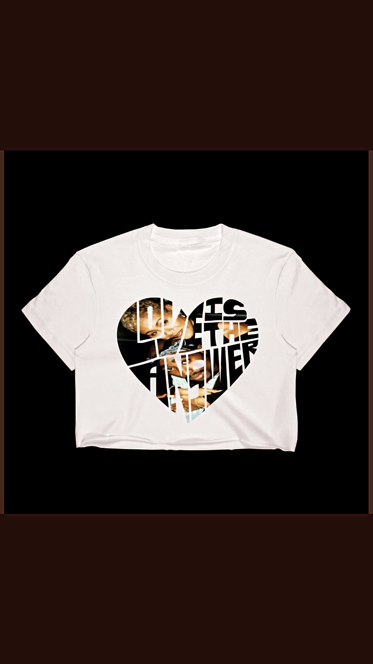 Crop love tee Jada & Pac