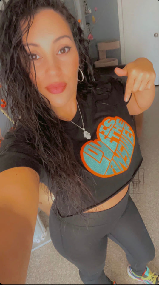 Miami Dolohins collection love crop tee