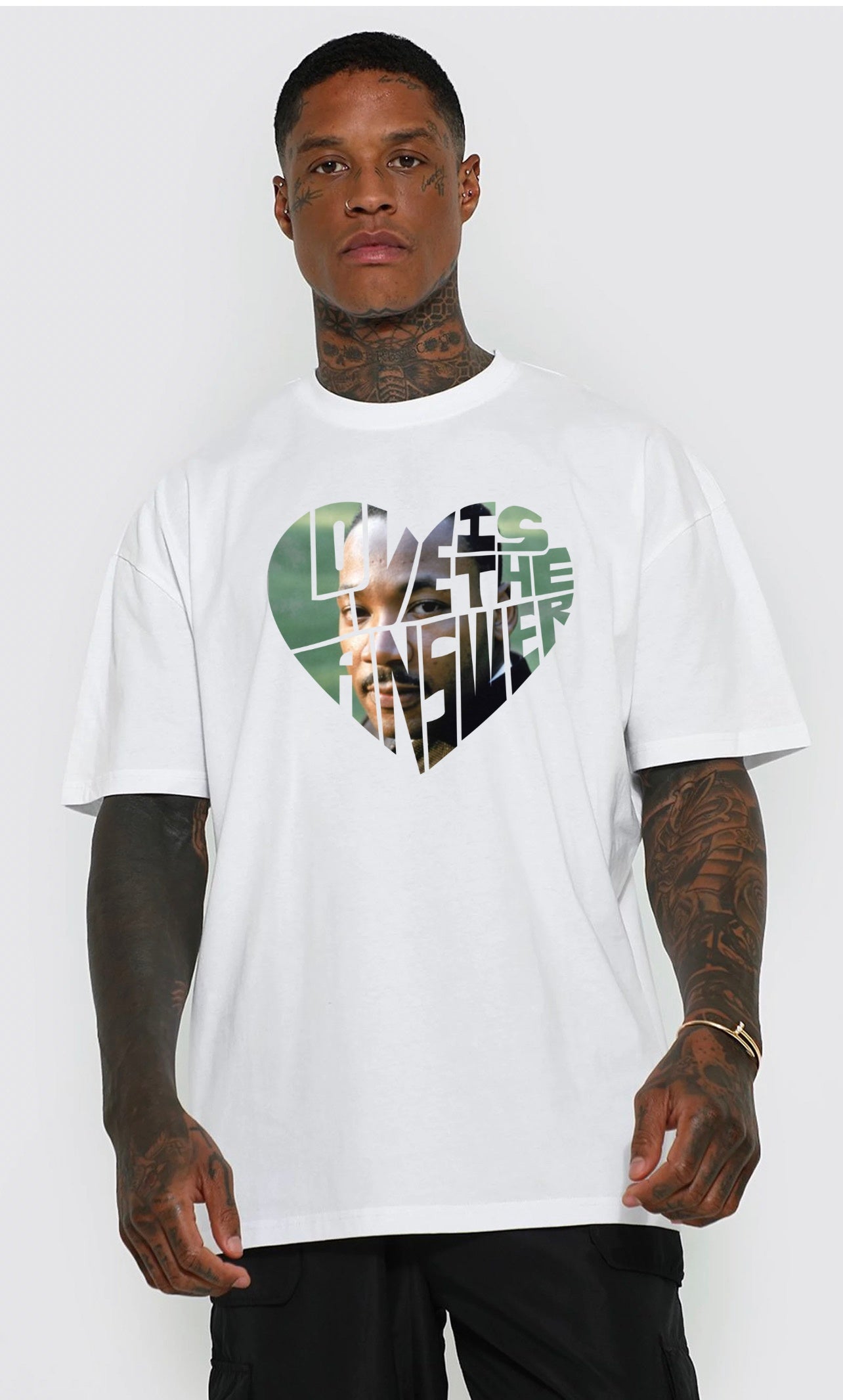 MLK love tee shirt