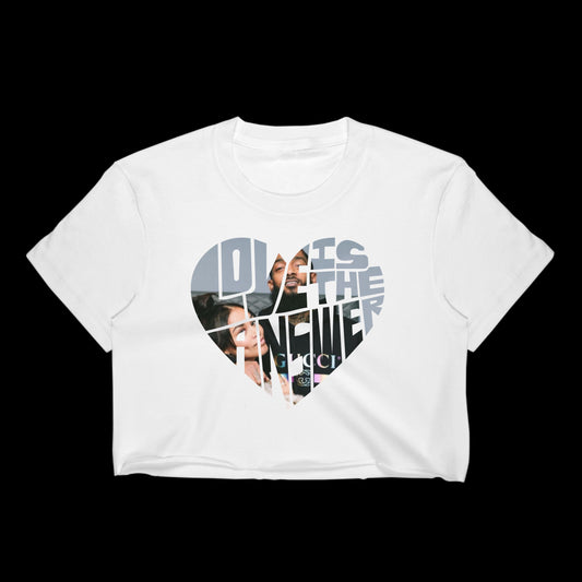 Nipsey & Lauren crop love tee