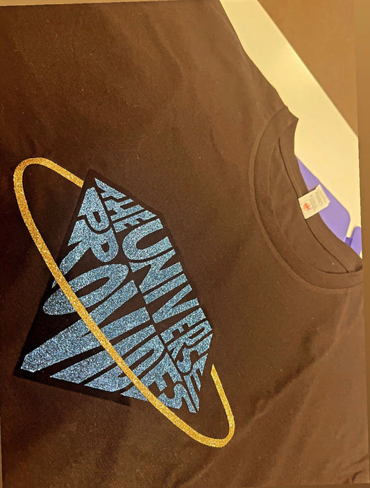 The universe provides tee shirt